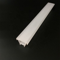 Personnalisé linéaire pc polycarbonate led lumière tube boîtier profil diffuseur couverture optique acrylique PMMA extrusion