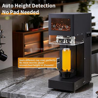 DEEPACK Scelleuse automatique de canettes en aluminium sans rotation à écran tactile pour sodas, bières et boissons – Modèle commercial
