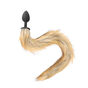 ปลั๊กเสียบก้นซิลิโคนแบบหางยาวสำหรับผู้หญิงของเล่นทางเพศทางทวารหนักพร้อมหางจิ้งจอกแท้สำหรับคู่รักชายและหญิง - Product Image 3