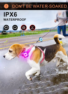 UMIONE مواد صديقة للبيئة طوق الكلب للماء قلادة الكلب كليب على ضوء البطارية الكلب دايت - Product Image 3