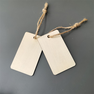 Étiquettes suspendues en <span class=keywords><strong>bois</strong></span> rectangle inachevé pour sentier pour artisanat en <span class=keywords><strong>bois</strong></span> boîtes en <span class=keywords><strong>bois</strong></span> panneaux muraux - Product Image 5