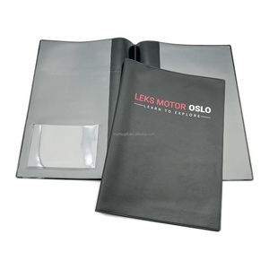 Protège-<span class=keywords><strong>documents</strong></span> de voiture personnalisé format A5 avec logo, pochette souple en PVC pour carte de véhicule - Product Image 4