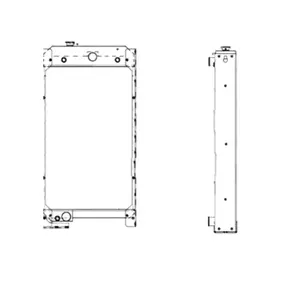 Aftermarket radiator MN4221350990 MN4221348100 Hydraulic Radiator cooler heat Exchanger for Construction equipment