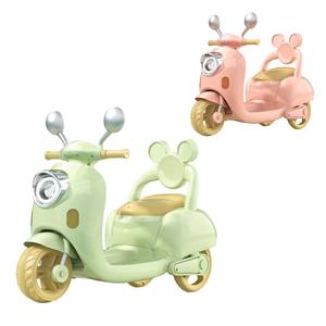 Coche de juguete de 6V para niños, motocicleta eléctrica con batería, <span class=keywords><strong>3</strong></span> ruedas, bicicleta con luz LED, Pedal de música - Product Image 4