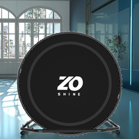 Zoshine 48 "Mini Trampoline Pliable Barre Réglable En Forme De U Équipement D'exercice D'entraînement De Fitness Intérieur pour Adultes Trampoline
