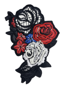 Wholesale Luxury Embroidery <strong>Sequin</strong> Sparkle Custom High Quality Chenille Embroidery Iron On <strong>Sequin</strong> Patches Bird For Clothing - Product Image 6