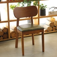 Ensemble table et chaises de restaurant de style japonais en bois massif et métal pour restaurants de nouilles, de burgers, de thé au lait occidental et de cafés