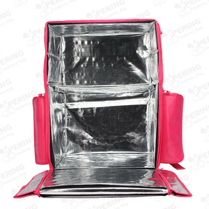 Không thấm nước 600D Oxford biểu tượng tùy chỉnh Rider tàu sân bay Tote ăn trưa Pouch bữa ăn thực phẩm grey Thêm deliveroo giao hàng túi - Product Image 5