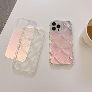 <span class=keywords><strong>Coque</strong></span> <span class=keywords><strong>transparente</strong></span> en diamant pour <span class=keywords><strong>iPhone</strong></span>, compatible modèles 12, <span class=keywords><strong>11</strong></span> Pro Max, 12, 13, <span class=keywords><strong>11</strong></span> Pro, avec grille 3D, papier Laser coloré, <span class=keywords><strong>transparente</strong></span> - Product Image 6