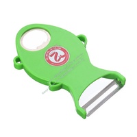 Fabrieksdirect handmatige visvormige schilmes, fruit- en groentemes, flesopener, multifunctionele keukenrasp, ABS materiaal, klein formaat