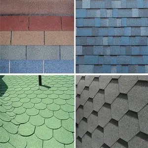 Tejas de ASTO para techo, fabricante de azulejos estándar americano, venta al por mayor, China, azul, 3 lengüetas