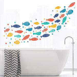 Autocollants imperméables auto-adhésifs <span class=keywords><strong>pour</strong></span> carrelage mural <span class=keywords><strong>de</strong></span> <span class=keywords><strong>salle</strong></span> <span class=keywords><strong>de</strong></span> <span class=keywords><strong>bain</strong></span> 3d colorés - Product Image 4