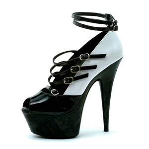 Nuovi quindii cm Neri intorno Alla Testa Besta bocca leaky alluce scavato fuori 6-pollici Tubo <span class=keywords><strong>Di</strong></span> ACCIAIO SEXY Danza Del tallon - Product Image 2