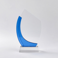 Trophée en cristal vierge pour événements, personnalisable avec impression UV, pour souvenirs, vente en gros