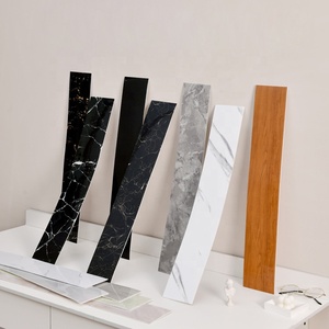 Rodapié de PVC autoadhesivo moderno, zócalo de pared impermeable, cubierta de borde de plástico, sala de estar, ignífugo, a prueba de humedad - Product Image 1