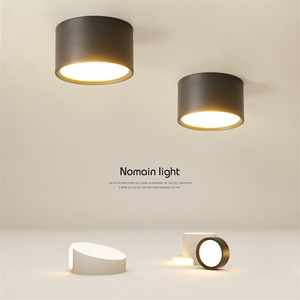Downlight rond en aluminium 6w/12w/20w/<span class=keywords><strong>28w</strong></span>/42w, montage en surface, en aluminium pur personnalisé, angle réglable <span class=keywords><strong>GU10</strong></span>, projecteur de maison - Product Image 1
