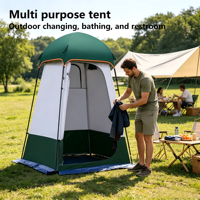 Tente de douche extérieure imperméable, personnalisable en usine (OEM/ODM), abri de toilette pop-up pour camping, plage, pêche et vestiaire