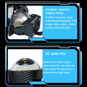 Accessori LELANPU, Fari per Moto 12V, Lente Fisheye in Vetro, Luce Fendinebbia per Auto, Proiettore Laser, Fari LED per Suzuki e <span class=keywords><strong>Peugeot</strong></span> - Product Image 5