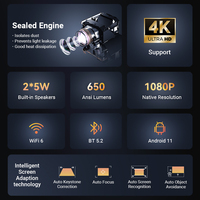 Hotack Offre Spéciale L006 Mini projecteur sans fil Android intelligent haute résolution 4K Projecteur vidéo Home cinéma