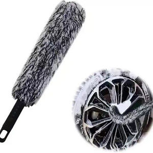Microfibre voiture nettoyage plumeau brosse voiture <span class=keywords><strong>jante</strong></span> pneu brosse manche court - Product Image 1