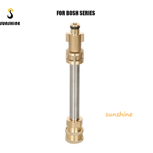 Tige d'extension SS 1/4 connecteur rapide Extender <span class=keywords><strong>Lance</strong></span> nettoyage de voiture extension de pistolet à eau haute pression baguette courte pour Bosch <span class=keywords><strong>Nilfisk</strong></span> - Product Image 2