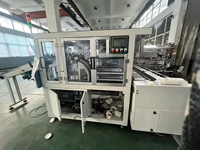 TCJ-QRJ ligne d'emballage de couvercle en plastique en ligne formant la machine pour l'emballage de sacs en papier alimentaire étiquetage collage gaufrage cigarettes