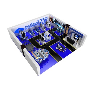Parc à thème de zone de divertissement à haut revenu, installations de réalité virtuelle, monde de réalité virtuelle de 150 m2, parc à thème de réalité virtuelle 9D avec jeux d'arcade VR - Product Image 1