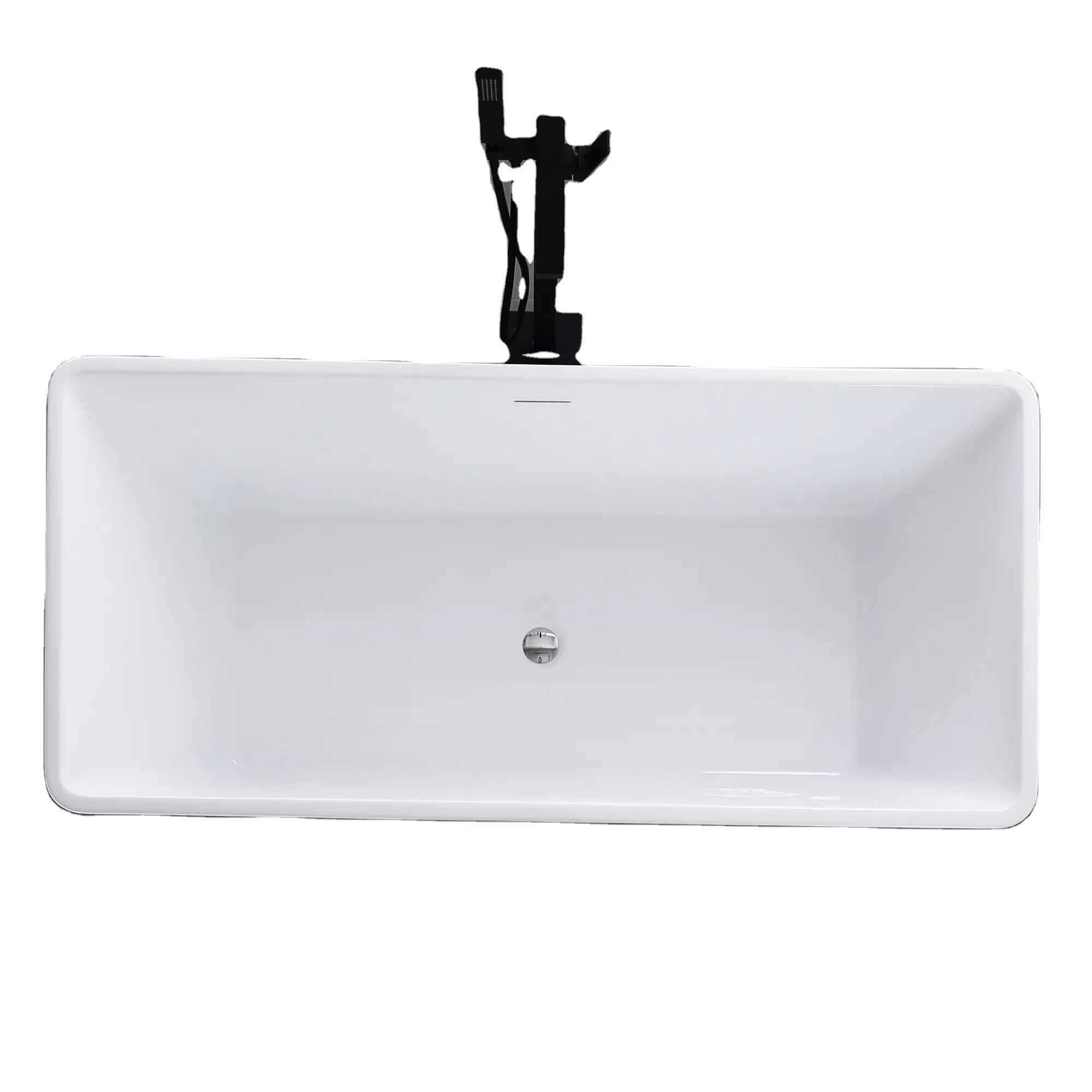 CUPC Modelo Popular Fábrica A melhor Qualidade/Preço Banheira empilhada em acrílico independente em forma de oval/banheira de hidromassagem 1500X750X580mm