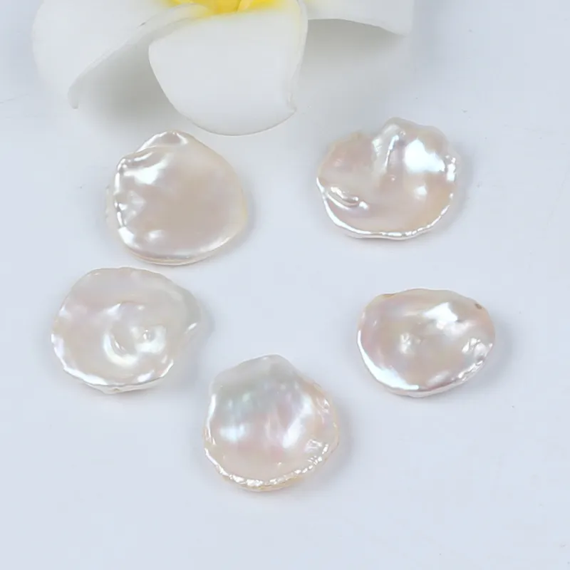 Zhuji 28-32mm Natural Freshwater White Keshi Baroque Loose Pearl For DIY Necklace Pendant