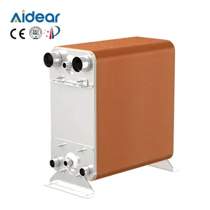 Aidear Steam-Water Heating Heat Exchanger Stainless steel Brazed Plate B3-52 5HP to 15HP