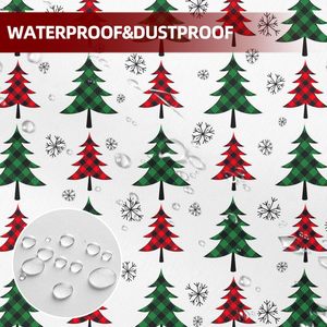 Vente chaude moderne coloré arbre de noël <span class=keywords><strong>rideau</strong></span> de douche hiver noël vacances décoratif salle de bain baignoires <span class=keywords><strong>tissu</strong></span> étanche à l'eau - Product Image 6