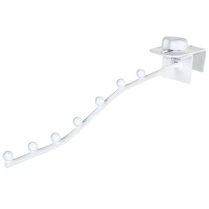 ราวตากผ้าสแตนเลสสำหรับระเบียงพร้อมตะขอหลายตัวสำหรับตากผ้า แบบติดตั้งด้วยตะขอ รูปทรงสี่เหลี่ยม - Product Image 1