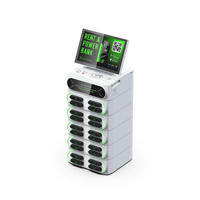 Nouveau Produit Distributeur Automatique de Power Banks 20 Emplacements et Terminal de Paiement Intelligent Kiosque de Location en Libre-Service pour Casier de Recharge de Téléphones Mobiles