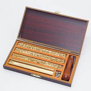 Tự Làm Gỗ Xây Dựng Thương Hiệu Khuôn Tùy Chỉnh Brass Chữ & Số Tùy Chỉnh Da Dập Bảng Chữ Cái Biểu Tượng Số Khuôn - Product Image 5