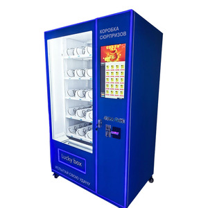 ตู้จำหน่ายสินค้าอัตโนมัติ 24 ชั่วโมง สำหรับน้ำ ขนม และเครื่องดื่ม พร้อมล้อเลื่อน ตู้จำหน่ายของขวัญ ตู้จำหน่ายอาหารและเครื่องดื่ม - Product Image 4