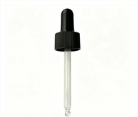 Bouchon compte-gouttes Premium 24/410 à rayures verticales en plastique avec bulbe en caoutchouc pour flacon d'huile essentielle Boston – Meilleure vente