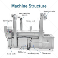 Machine à frire automatique pour chips de banane ORME, machine à frire pour chips de plantain, machine à frire continue pour chips de pommes de terre