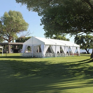 Tenda Trasparente con Tetto Chiaro e Struttura in Alluminio, Padiglione di Lusso per Matrimoni, Feste, Mostre ed Eventi Sportivi all'Aperto - Product Image 4
