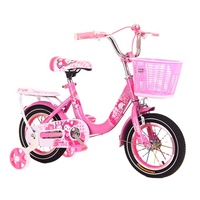 Vélo pour enfants à une vitesse en acier de 12/14/16 pouces pour garçons et filles, production d'équipe professionnelle