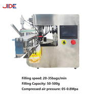 Mini machine de vis de capsulage de remplissage de poche rotative automatique nouvelle pour les produits chimiques alimentaires pour les tomates liquides en papier becs laitiers PLC