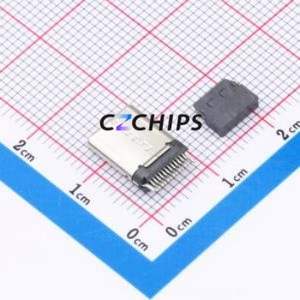 TYPE-<b>C</b>-GTJB-24P USB Connector SMD Connector ( Connector Type: Type-<b>C</b> )( Gender: Male )( Mounting Type: <b>Clamp</b> Plate ) - Product Image 2