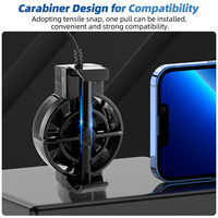 Ventilateur de refroidissement pour smartphone, radiateur de téléphone portable, refroidissement silencieux pour diffusion en direct, portable, type-C USB Redmi pour téléphone