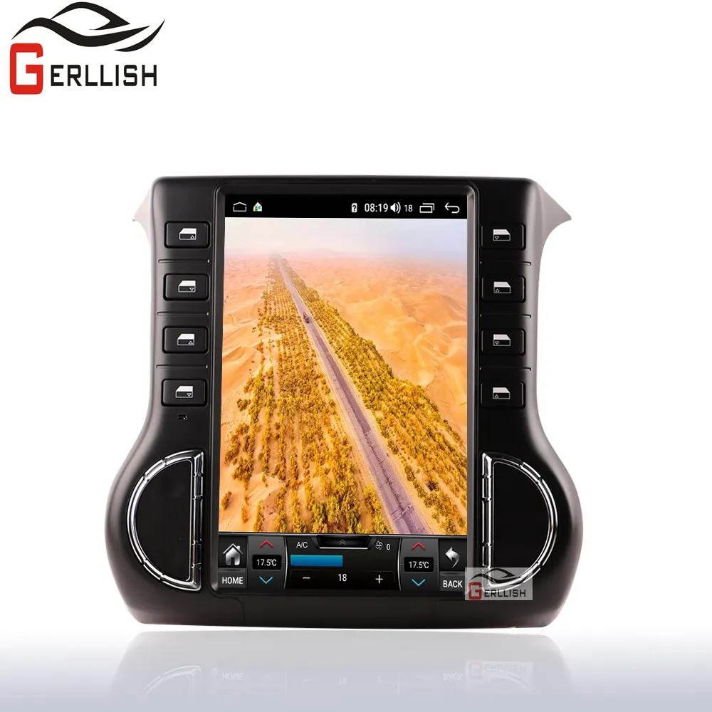 Tesla Style 12.1" Android Car Radio For Jeep Wrangler 3 JK 2011-2014 Car Video Stereo Multimedia Player GPS Navigation