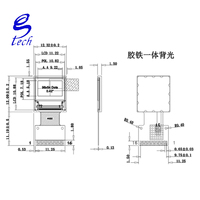 0,42-Zoll TFT LCD-Bildschirm ST7735 Kleiner Bildschirm 96x54 Farbdisplay LCD Quadratischer Bildschirm SPI