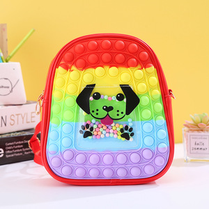 Sac à dos anti-stress pour adolescentes, sac à bulles, jouets sensoriels à presser, sac d'école pour filles - Product Image 6