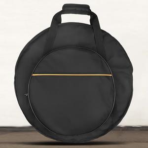 Personnalisez des pièces de cymbales de différentes tailles avec rembourrage en coton pour des formes de tambour rondes. Comprend une poche avant et un sac à main. - Product Image 1