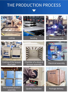 울프 전기 아르곤 불활성 가스 머플로(炉) 진공 분위기 챔버 1600℃ 최대 온도 200x400x180mm 챔버 열처리 장비 - Product Image 6