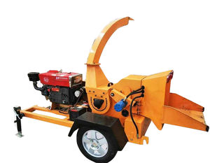 เครื่องย่อยไม้เชิงพาณิชย์เครื่องย่อยอาหารไฮดรอลิกขนาดเล็กลื่นไถล - Product Image 1