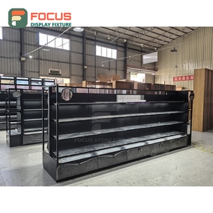 Customized Brand Store Lockable Wall Shelving Factory Beauty Retail Design - Product Image 5