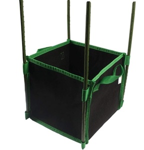 Sac de culture/Pots d'aération en tissu avec poignées vertes pour pommes de terre et plantes - Product Image 1